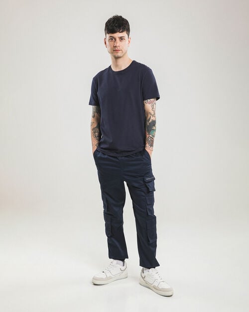 Playera Manga Corta Azul